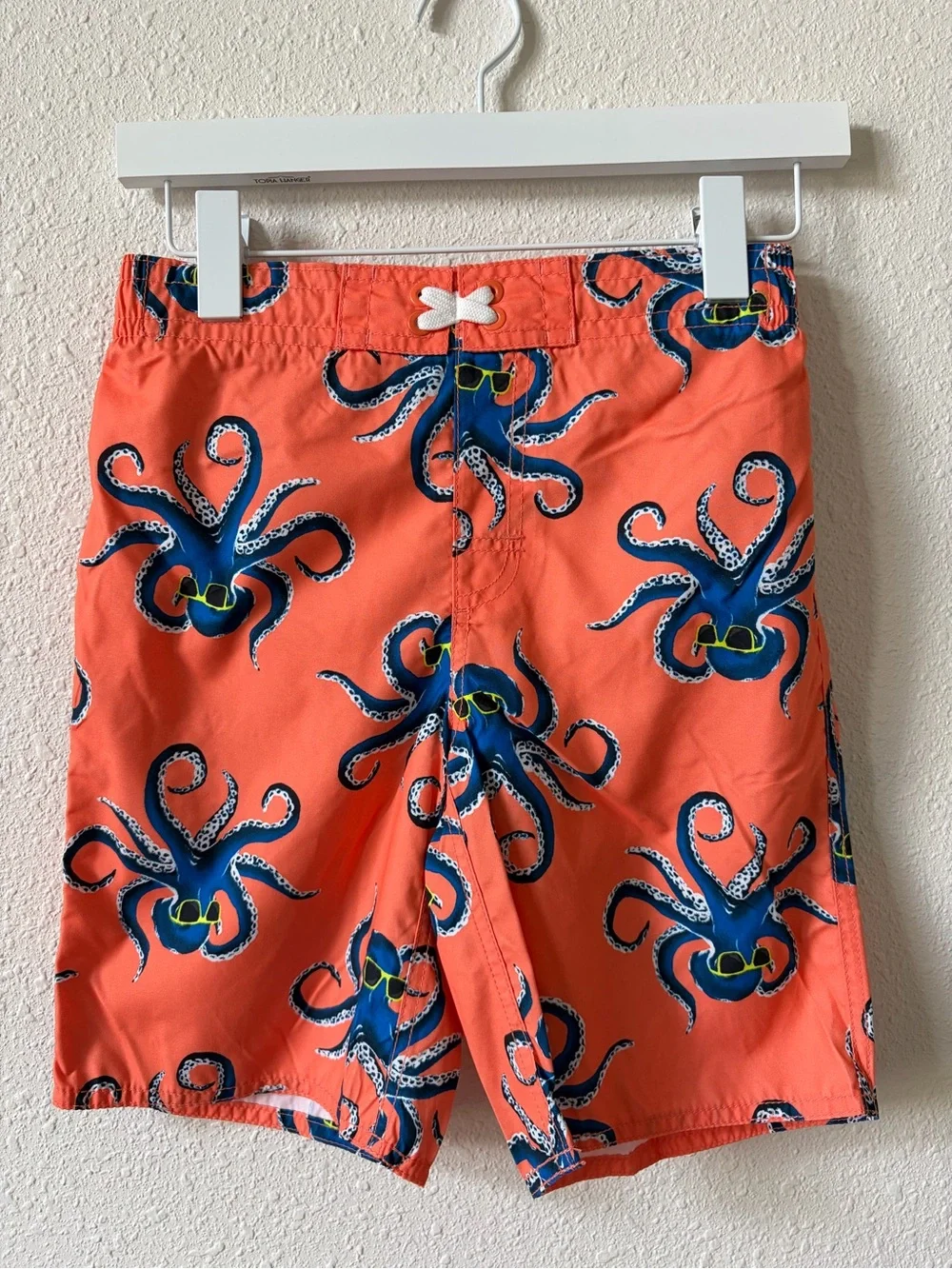 Old Navy Youth Boys Size Large 10/12 Shark & Octopus 2 Pack Swim Trunks